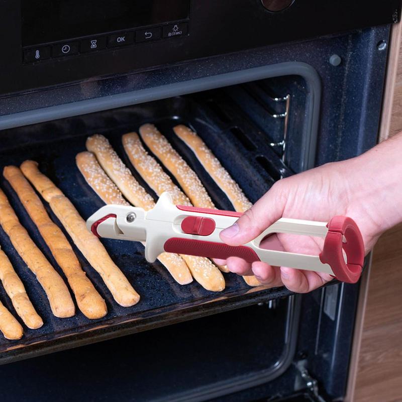 Hot Dish Gripper Anti Scald Pot Clamp Non-Slip Heat Insulation Pot Holder Clamp For Baking Cooking 2-in-1 Hot Bowl Tongs