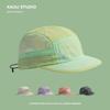 Soft Brim Quick-drying Baseball Cap Retro 5-panel Mesh Running Caps Breathable Hat  Outdoor Sports