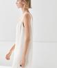 Masimodutti Linen Blend Fluid Short Dress