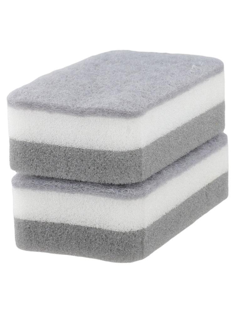 Grey White Upgraded Sponge 11 7 3 5cm for Efficient For Kitchen Cleaning
