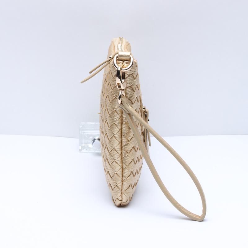 Handgewebte Umhängetasche mit einer Schulter, multifunktionale Handtasche für Geschäftsfrauen, Umschlagtasche