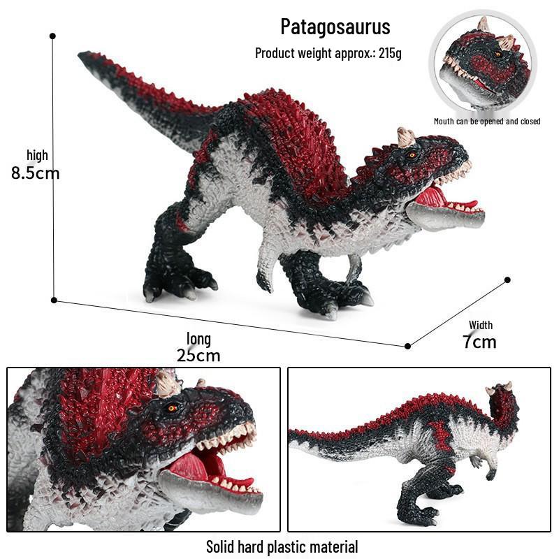 Children's Dinosaur Toy Set: King Kong, Tyrannosaurus Rex, Aurochs, Pachycephalosaurus, Spinosaurus, Therizinosaurus Model.