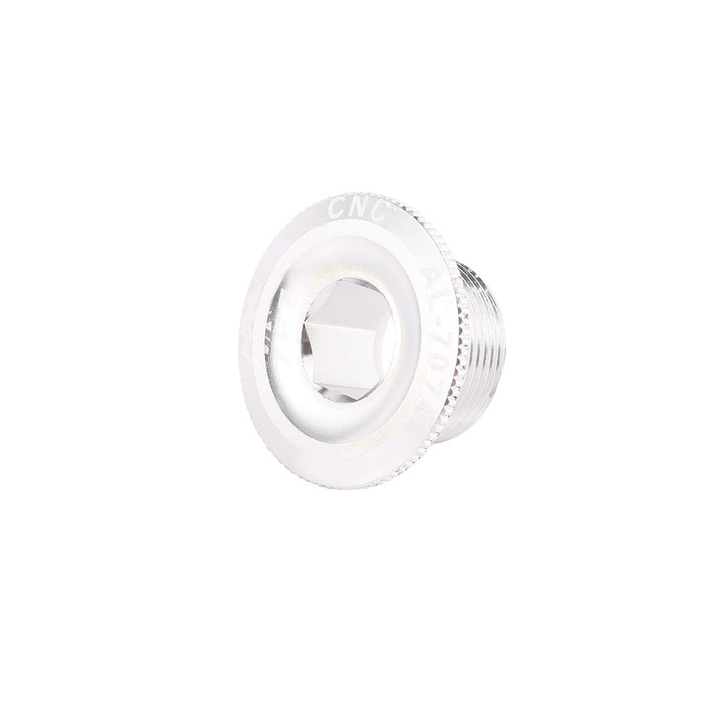 CNC Bicycle Parts Aluminum Alloy Axis Screw Crank Arm Fixing Bolt Crank Cover Crank Bolt Cover Cap Bike Bottom Bracket Bolt