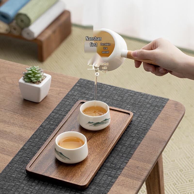 Nanshan Mister White Porcelain Kung Fu Teapot