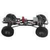 RC Car Chassis Kit, RC Car Frame Set with CNC Aluminum Alloy    Winch Mount Carbon   Frame for 31300CMm Wheelbase