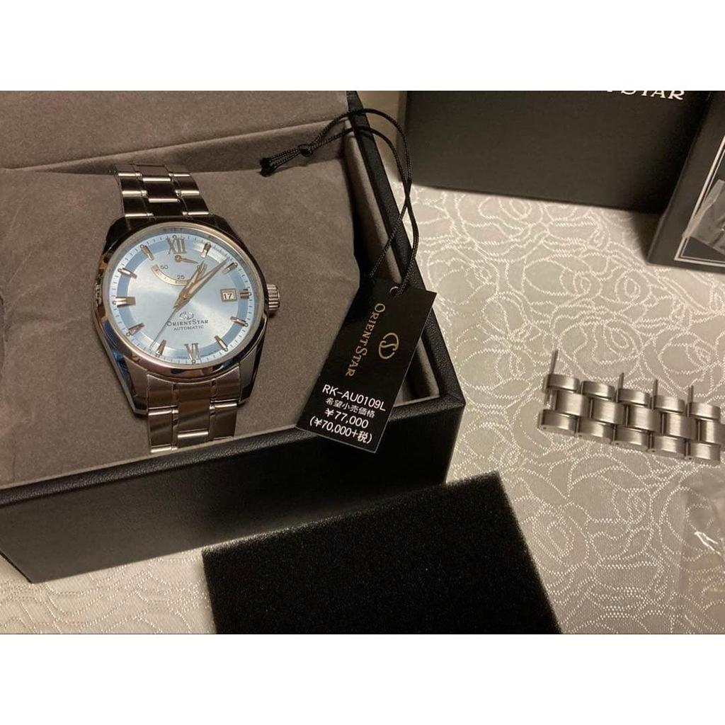 Used ORIENT STAR RK-AU0109L Ice Blue Dial Automatic Watch