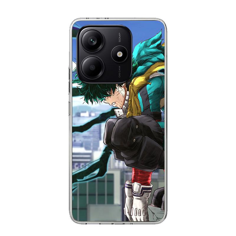 Midoriya Izuku Deku MHA My Hero Phone Case For Xiaomi Redmi Note 14 13 14S 12S 12 11S 11T 11E Pro Plus 10S 10 9S 9 Art Customize