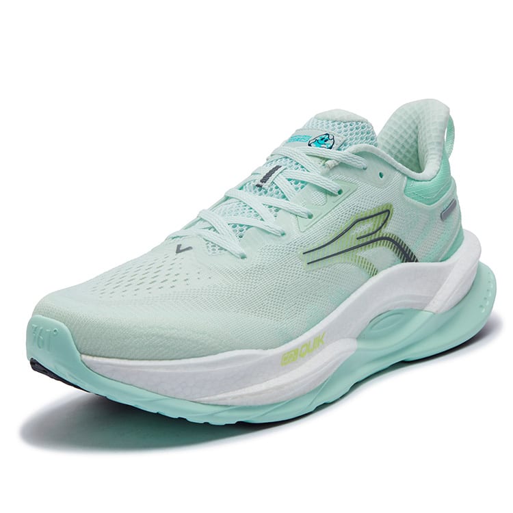 361 Fiery 5 Cushioning Slip Resistant Abrasion Resistant Low Top Casual Running Shoes Men's Green 672522218-1