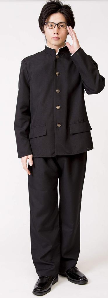 Clearstone PÁNSKÝ Cosplay Halloween Školní Gakuran Gakuran Unisex M Černá