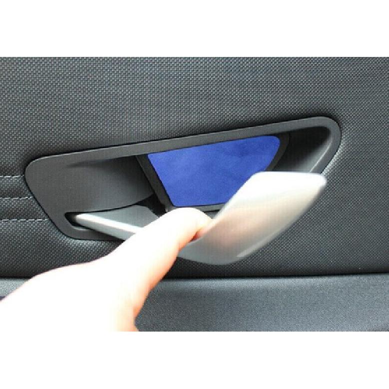 Inner Door Bowl Sticker Cover Trim 4PCS For Hyundai Elantra - Blue Suede