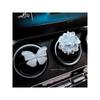 High-End Tulip Butterfly Flower Car Fragrance Diffuser Stone Car Air Vent Decoration Car Interior Ornament