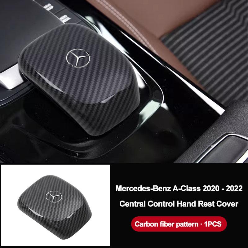 VFO1 Carbon fiber Texture Gearshift Cover For Mercedes-Benz 2020-2022A/B-Class C/E-Class Gearshift Protection Cover GLB/GLC 220/EQB