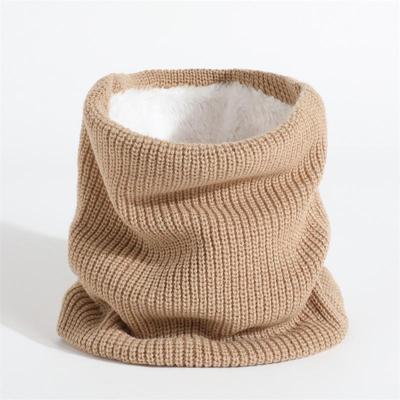 2025 Autumn-Winter Velvet Knit Neck Warmer: Windproof, Warm, Versatile Scarf In Solid Color