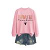 Womens Oversized Cotton Hoodie Loose Fit Winter Sweatshirt With Printed Design Casual Daily Wear