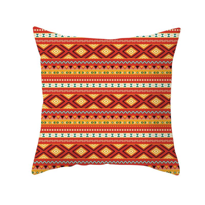 Geometric Mancha Lo Printed Polyester Pillowcase 45x45cm Bohemian Hippie Sofa cushion cover Bedroom Home Decor Pillowcase