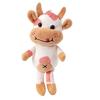 Portachiavi Mucca di Peluche con Imbottitura in Cotone PP per Regalo e Collezione