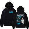 Rappeur CLARENT Tour 2025 Album Hoody Men's Clothing Vintage Oversized Sweatshirts Hip Hop Gothic Long Sleeve Hoodies Streetwear