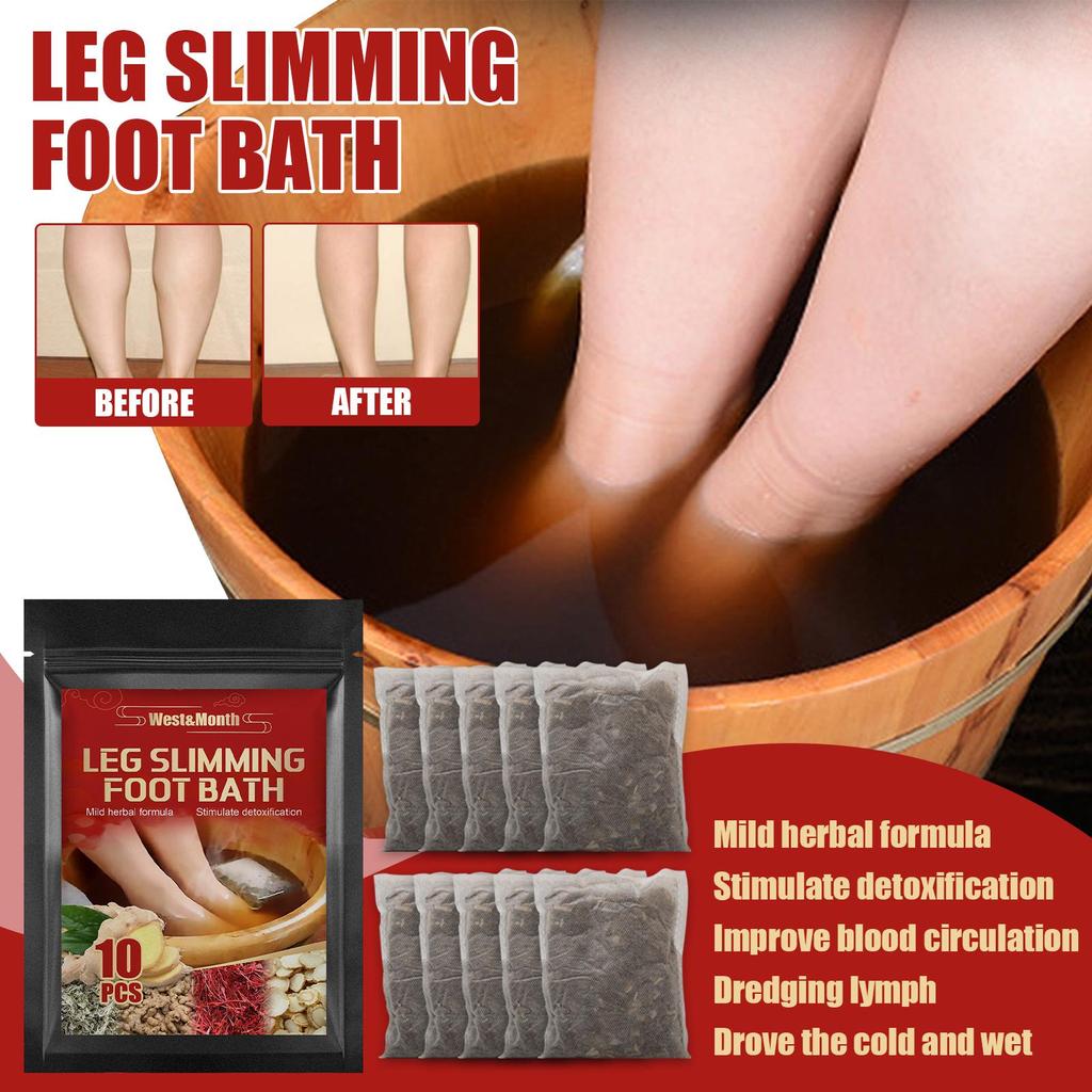 Ginger Foot Soak Herbal Pack Relieve Leg Soreness Swelling Discomfort Expel Cold Disperse Dampness Foot Bath Kit