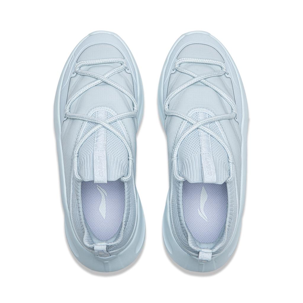 Li Ning Cloud Wave PRIMALOFT Casual Shoes Women's Low Top Folk Blue AGLV266-1