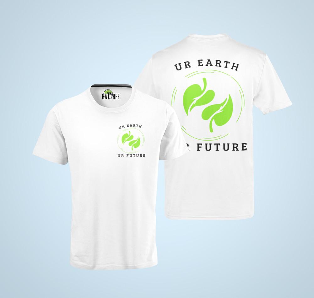 

Ur Earth Ur Future Save ur Planet Leaves Demo Protest Free Organic T-Shirt Mens 2XL