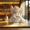 Porcelain Angel Doll Acrylic Statue: Home and Bedroom Decor Ornament
