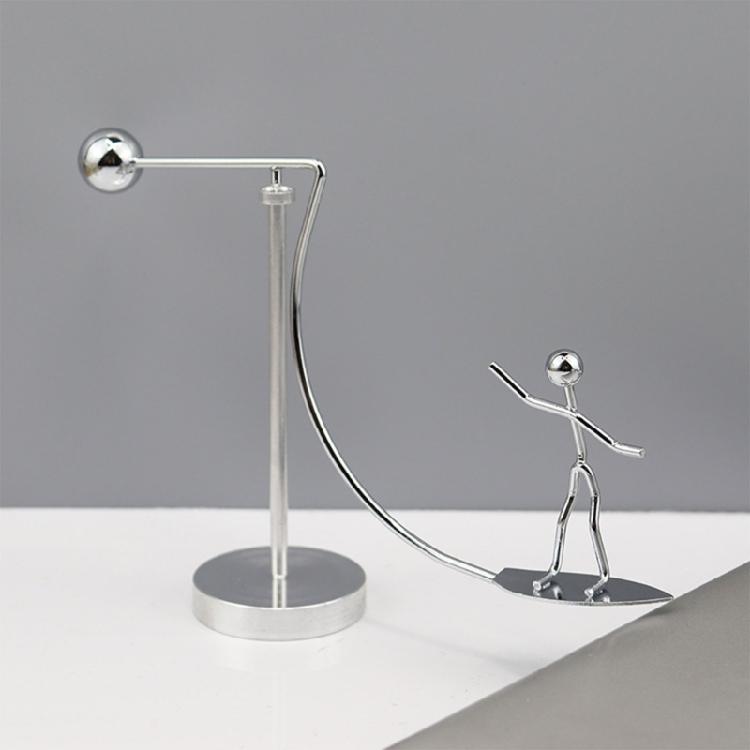 Kinetik Kunst Physik Balance Spielzeug Metall Balance Spielzeug Dekompressions Wissenschaft Psychologie Schreibtisch Dekorationen für Zuhause Büro