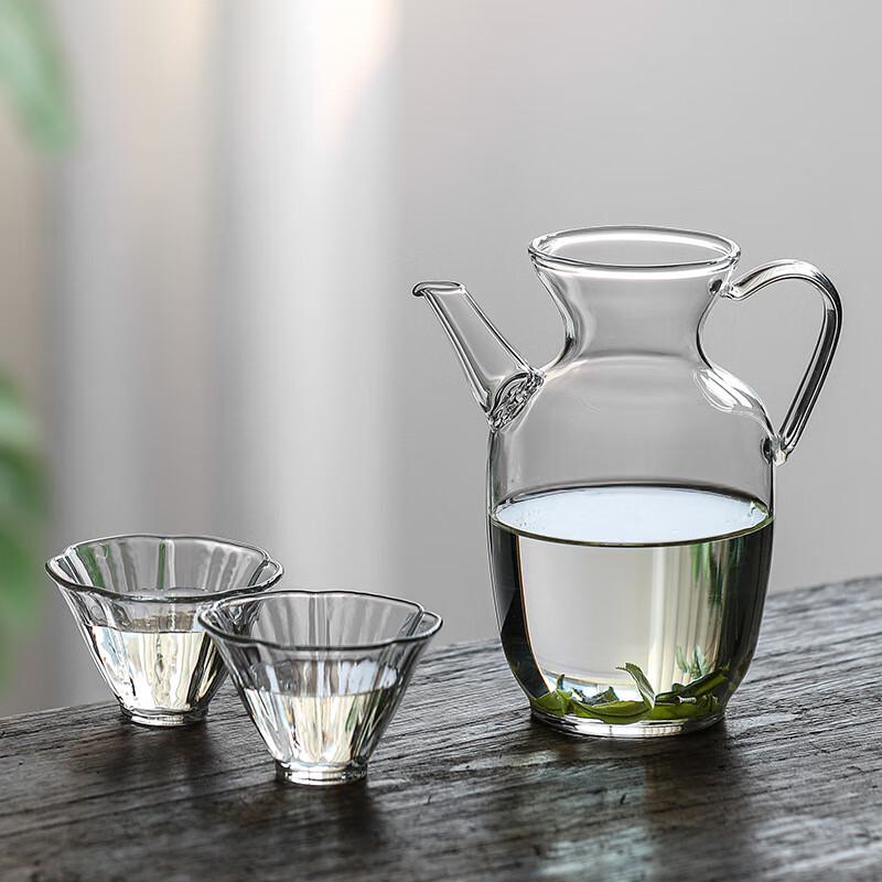 Heat-Resistant Glass Teapot with Built-in Infuser