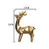 Minimalist ceramic deer reindeer desktop decoration, abstract Nordic style TV cabinet foyer Christmas decoration