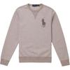 Polo FW25 Einfarbiges Big Pony Logo Gesticktes Wendbares Rundhals-Sweatshirt Herren Sweatshirt MNPOKNI16823832-250