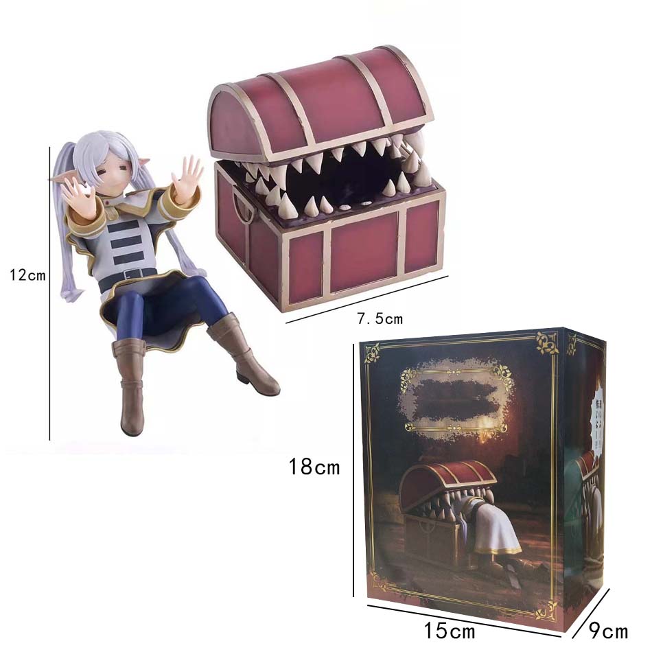 Heet verkocht Frieren Beyond Journey's End Frieren Schatkist Monster Anime Figuur Speelgoed Fern Noodle Stopper Actiefiguur