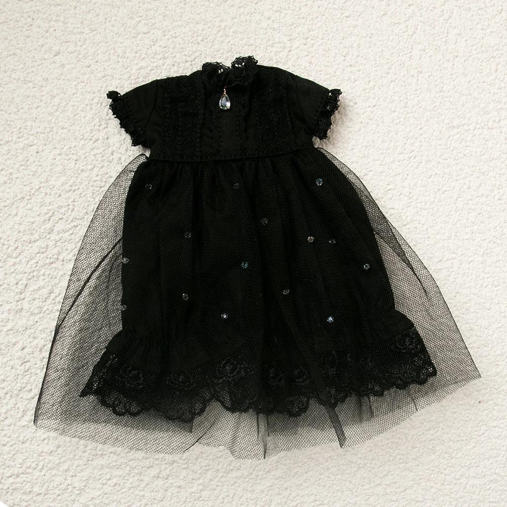 Roupas Blythe Saia Plissada Xadrez Top Tomara-que-caia Vestido de Tule Conjunto Saia com Babados para bonecas Licca Azones Ob22 Ker YMY acessórios