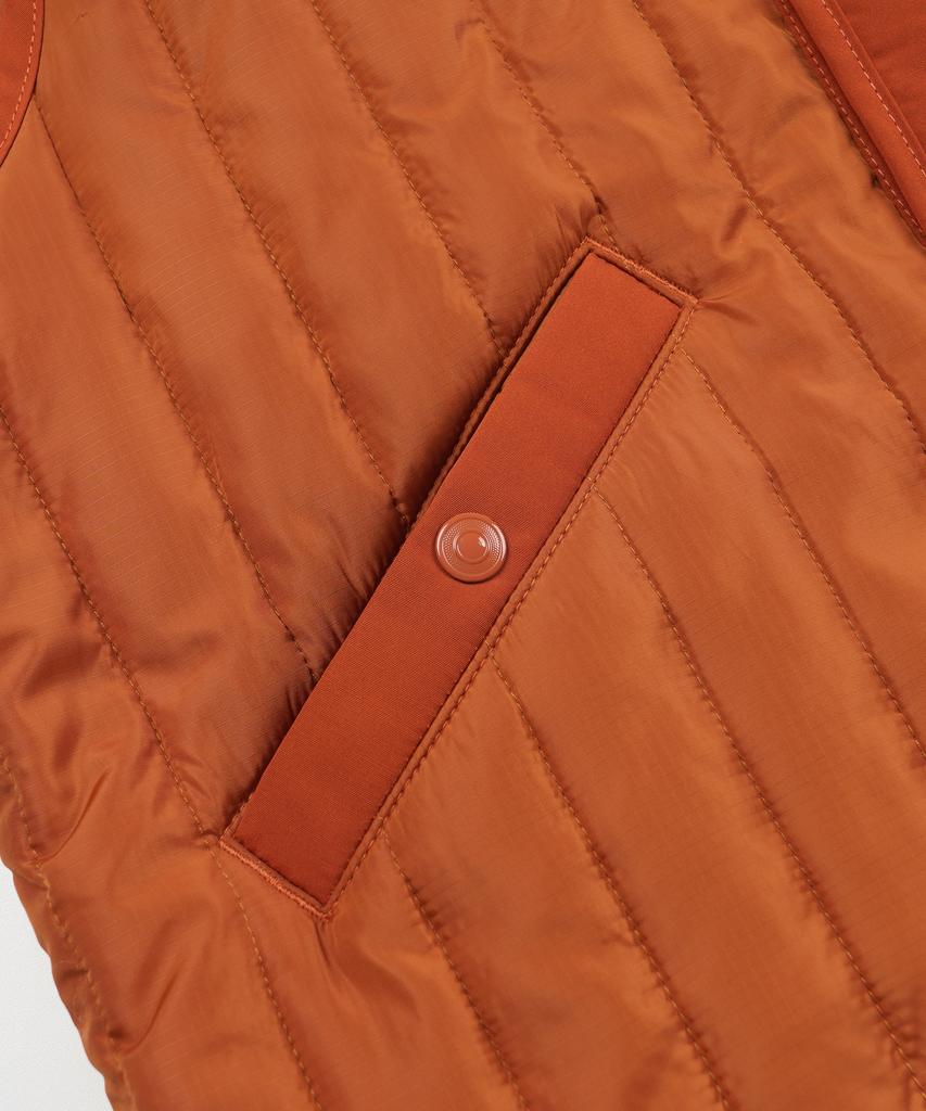 Frizmworks gesteppte Mil-Liner-Weste mit Streifenmuster _ Orange