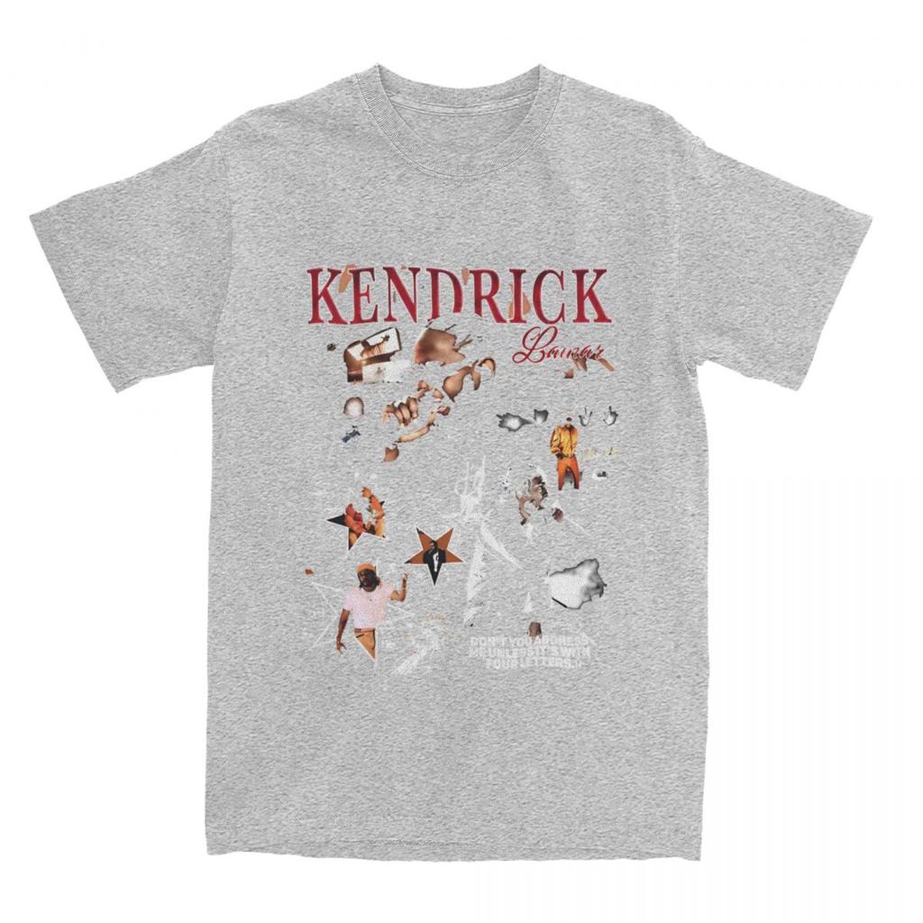 Kendrick Lamar Rap Hip Hop Merchandise T-Shirts for Men Women Leisure 100% Cotton Graphic Print Tees