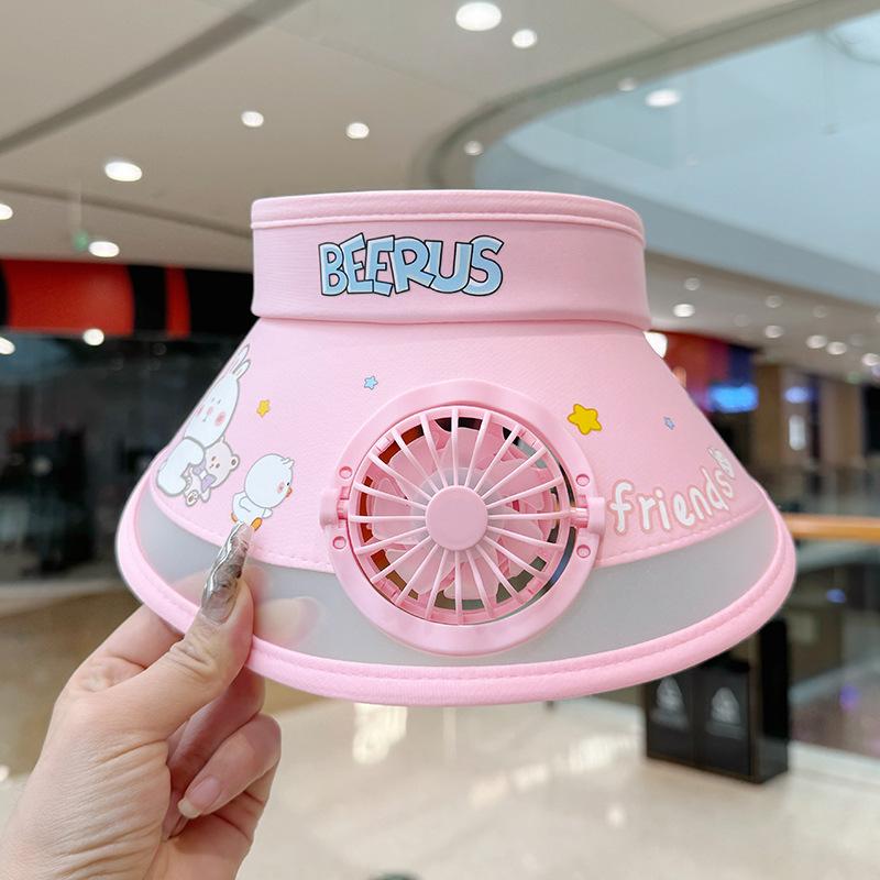 Children's Hat Solar Fan Hat Boys and Girls Large Brim UV Sun Protection Sun Protection Summer Sun Hat