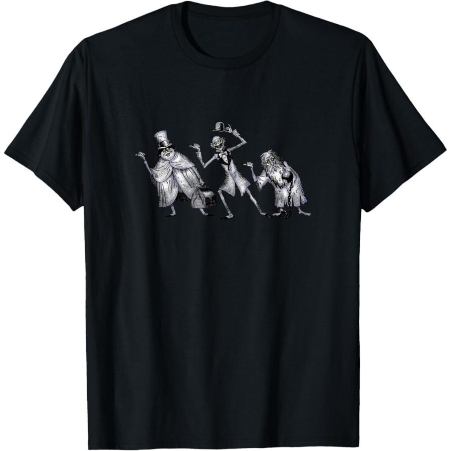 Футболка «Дом с привидениями» Призраки-автостопщики просят подвезти XXXXXL чёрный