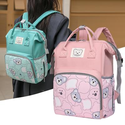 Mummy Bag, Große Kapazität, Multifunktional, Wickeltasche, Baby Tasche, Windelrucksack für die Zeit nach der Geburt für Mütter und Babys