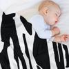 Zebra Skin Pattern Throw Blanket Decorative Beds Hairys blankets and throws for babies Blankets