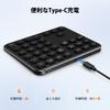 iClever IC-KP11 Numeric Keypad, Bluetooth Wireless Number Keyboard with Pantograph, Type-C Charging, Ultra-Slim Metal Construction, Numlock Link,