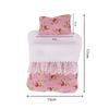Set di Accessori Mini per Bambola da 17 cm Per Bambola Labubu Pop 3 Pezzi/Set Letto+Trapunta+Cuscino Pigiama Sacco a Pelo Regalo Casa delle Bambole, Giocattoli per Ragazza