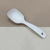 Mestolo da Zuppa con Manico Lungo Cucchiaio Grande per Mescolare Utensile da Cucina Bianco Pratico Robusto Multiuso-Per Servire Riso Acqua Zuppa Stabile
