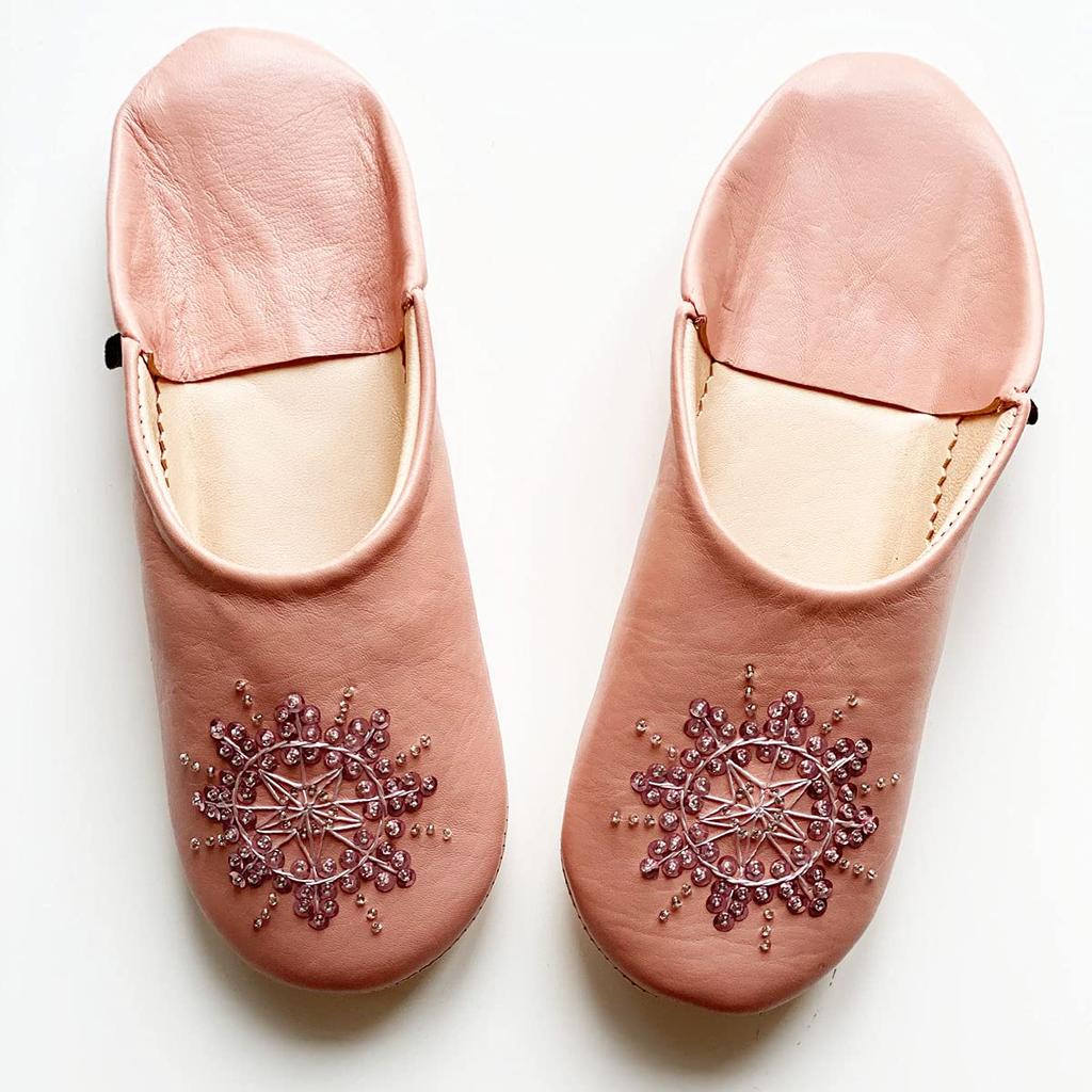 Babouche Stella Bridal Rose LL [dear Morocco] // // (26 cm)