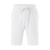 Men's Cotton Linen Summer Shorts - Drawstring Waist, Straight Leg, Breathable, Comfortable for Daily Wear or Beach Use