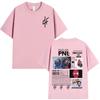 Le Monde Chico T Shirt PNL Album French Rapper Graphic Print T-shirt Men Women Hip Hop Fashion Short Sleeve Tee Shirt Streetwear