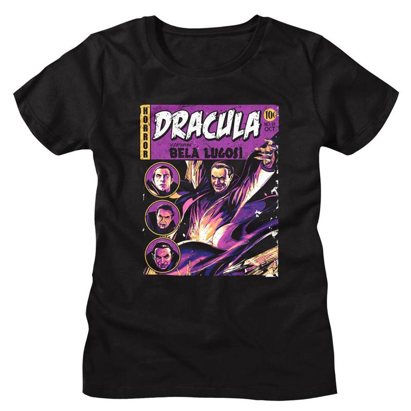 Bela Lugosi Dracula Horror Comic Women s T Shirt S разноцветный