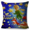 Little Prince Pillow Case Decor Cartoon France Anime Print Cushion Cover for Sofa Home Children Room Linen Throw Pillowcase