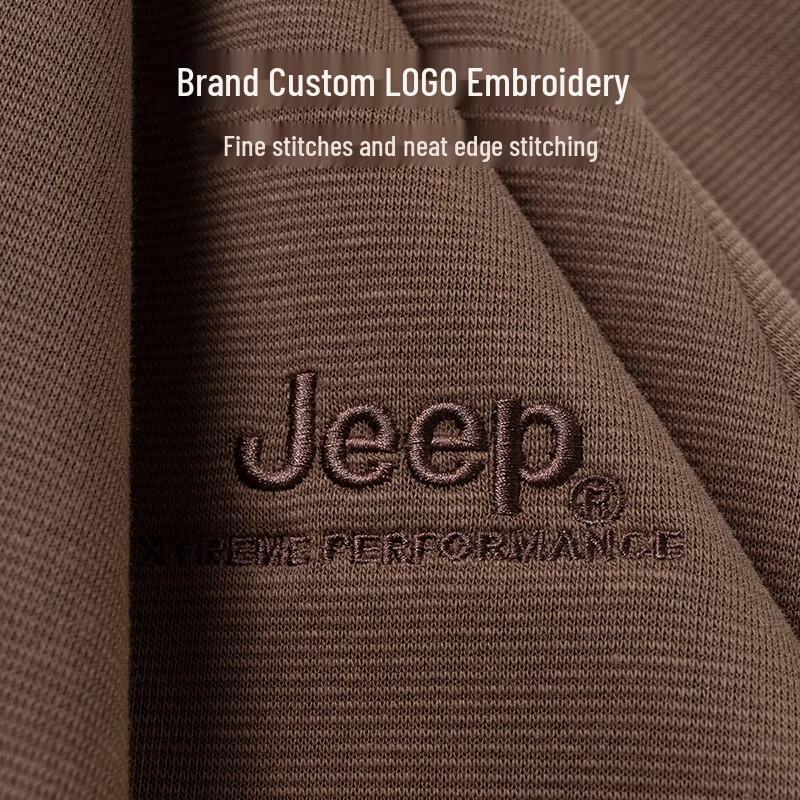 JEEP Men's Heavyweight Thermal Fleece-Lined Crewneck Sweatshirt