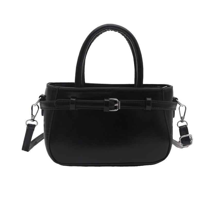 Womens Pu Small Square Bag With Top Zipper And Internal Phone Pocket For Daily Use
