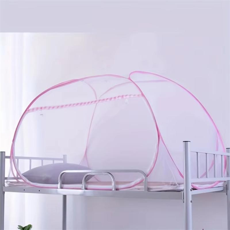 1M Student Dormitory Bunk Bed Free Install Yurt Mosquito Net Full Bottom Anti-fall Child Mosquito Net Summer Home Mosquito Net