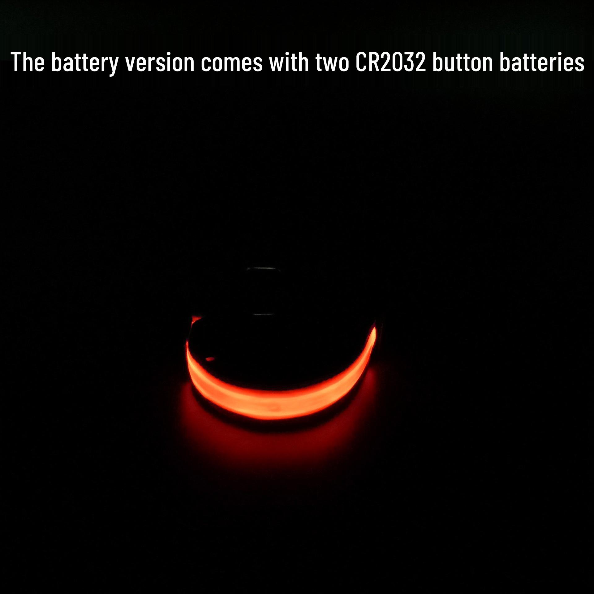 USB Rechargeable Reflective Armband for Night Running and Cycling