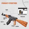 AWM & AK47 Scharfschützengewehr Bausteine Set - Detailliertes Replika Modellbausatz mit Ständer für Erwachsene Sammler DIY Projekt